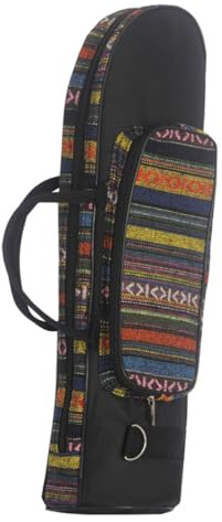 DEARMAMY Borsa Design Portatile Multifunzionale Scomparto Laterale per Tromba Oxford in Stile Etnico per Trasporto e Protezione Strumenti Musicali