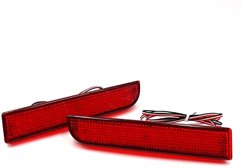 Genérico Luz antiniebla trasera Para Mitsubishi para Lancer 2008-2016 Reflector de parachoques trasero luz roja coche freno conducción lámpara antiniebla