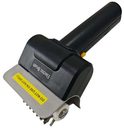 Obotsnoi Cepillo de limpieza de parrillas eléctricas, recargable, inalámbrico, rotativo, limpiador de barbacoa para cocinar al aire libre, parrillas eléctricas