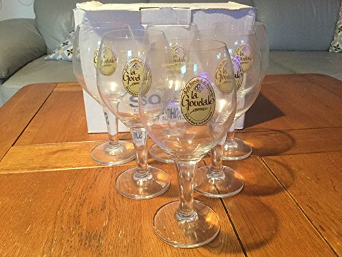 Goudale Sällsynt set 6 ölglas 50 cl nytt