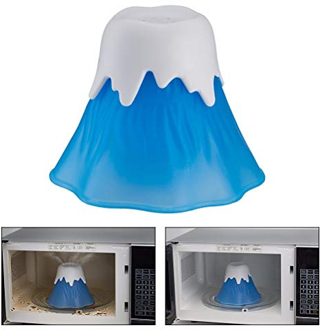 Macabolo Nettoyeur Nsteam pour micro-ondes - Vulcan - Haute température - Gadget de cuisine - Gadget pour la maison et le bureau