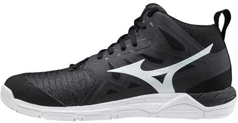 Mizuno unisex vuxna Supersonic 2 Mid volleybollsko, Svart vit skuggning - 44 EU