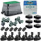 Suinga KIT RIEGO AUTOMATICO 6 Zonas de riego para riego electrico. Conjunto de Temporizador + Electroválvulas + Accesorios de instalación