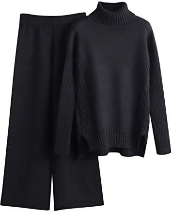 MJGkhiy Tuta Donna Sportiva Completi Coordinati In Maglia Due Pezzi da Donna Maglietta E Pantaloni Jogging Yoga Sportiva Casual Elastico Set con Pantaloni