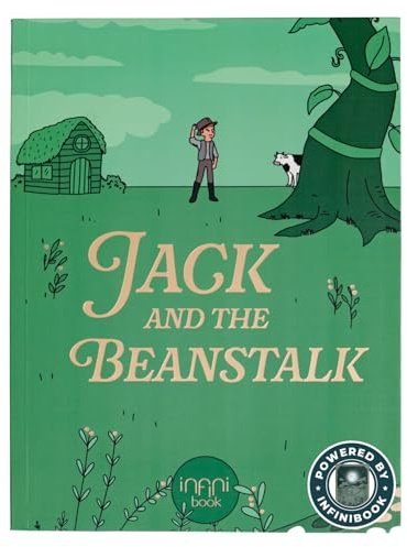 Cali's Books Jack and The Beanstalk infinibooklet - infinibook Interactive Storybook for Kids, Learning Book for Toddlers