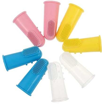 Anneome 12st Zahnbürste Aus Silikon Hundezahnbürste Orale Babyzahnbürste Orale Zahnbürste Für Kleinkinder Werkzeug Zur Zahnreinigung Kinderzahnreinigungswerkzeug Zahnbürsten Kieselgel