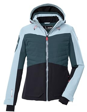 Killtec Ksw 30 Wmn Ski Jckt Chaqueta de esquí/chaqueta funcional con capucha con cremallera y protección contra la nieve Mujer