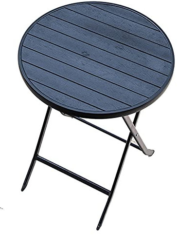 Klappbares Gartenmöbel-Set, Sitzgelegenheiten für draußen, wasserfestes, sonnenschutzmittelfreies Esstisch- und Stuhlset aus Holz und Kunststoff, Campingtisch- und Stuhl-Tavernenset, wetterfeste Terra