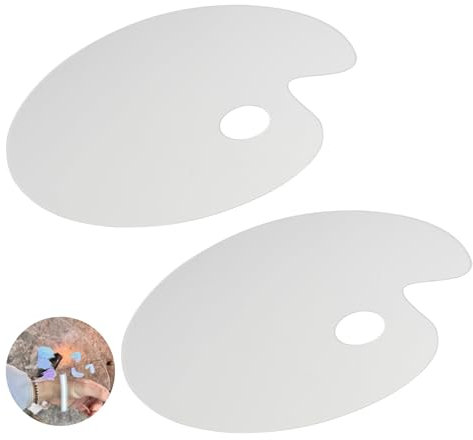 Mischpalette, Transparent 20x30 cm Oval 2mm Dick Ideal Für Farben Mischen Künstlerbedarf Malerei Zubehör Hochwertige Acryl öl Wasserfarben