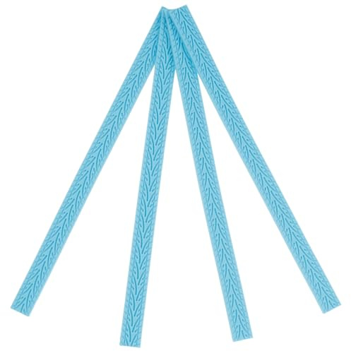 Didiseaon Lot de 4 Protections en Silicone pour Roues de Valise Housses Anti-Bruit et Anti-Chocs Bleu Ciel Adaptées aux Sols Durs Accessoires de Voyage pour Bagages à roulettes