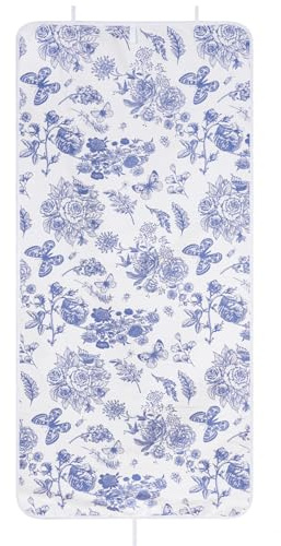 MinoCino Grand Tapis de Repassage 80 × 150 cm, résistant à la Chaleur, Pliable, avec 3 Crochets, Tapis de Repassage Portable en Feutre de Coton