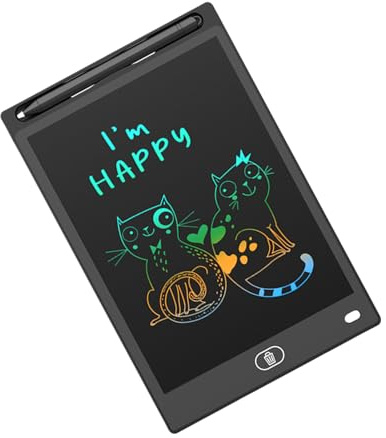 XAGMODSHN Bloc-notes LCD sensible à la pression de 8,5 pouces, écran portable de 8,5 pouces, outil de prise de notes pour enfants, tablette d'écriture LCD professionnelle