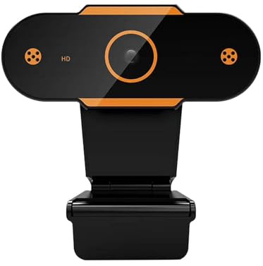USB-webbkamera - 1080P direktsändningskamera, autofokuslins utan drivrutin