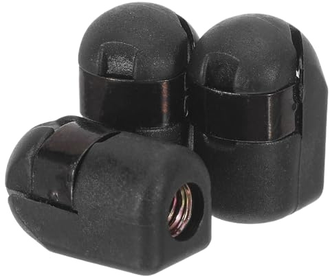 Garneck Accesorio de Resorte de Gas Rótula M8 Conector Roscado de Nylon 3 Piezas Soporte Desmontable para Amortiguador de Gas de Capó y Maletero Automotriz Compatible