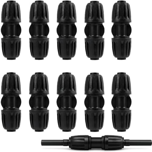 10 Pcs Conectores Rectos Para Manguera De 16 Mm Pe,Conectores Rectos,Accesorios Para Manguera De Agua De Riego Por Goteo,Manguera De Pe De 16mm, Goteo Resistentes Y Fáciles De Instalar