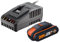 Orignal WORX WA3601 PowerShare Akku mit Ladegerät Set - 20V 2000mAh Li-Ion Akkubatterie & Akku Ladestation - Akku für alle WORX Elektro- & Gartengeräte