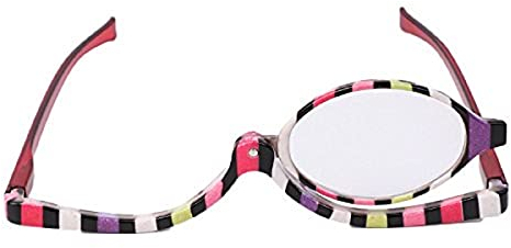 Honfitat Brille Kosmetik Brillen Schminken, Vollrand, Glas, +3 Dioptrien, Frauen, Unisex-Erwachsene, Korrekturbrille