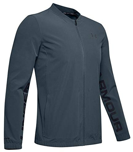 Under Armour Men Storm Launch Linked Up Jacket - Wire/Black/Reflective (073), Large