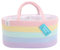 OrganiHaus Wickelkorb – Windel Organizer, Babykorb, Wickelorganiser, Windelkorb Baby, Windel Caddy, Windelbox, Geschenkkorb für Baby, Regenbogen Design