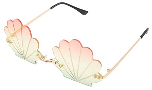 Toddmomy Lunettes de soleil tendance - Unisexe - Sans monture - Pour fête, discothèque