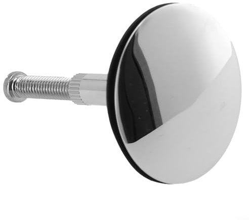 Bouchon de vidange de baignoire en laiton chromé de 43 mm pour éviter les débordements de vidange, baignoire