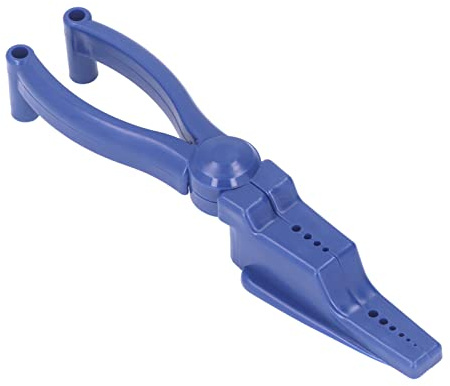 Professionelle Nagelhalter Gelenkzange mit Hammer-Funktion, Anti-Rutsch Fingerschutz und Schlaufen für sicheres Hämmern von Nägeln