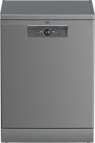 Beko BDFN15440S Lavastoviglie 60 cm Libera Installazione, 14 Coperti, Acciaio Inox, Motore Inverter ProSmart™, Classe C, 44 dBA, SelfDry, GlassShield