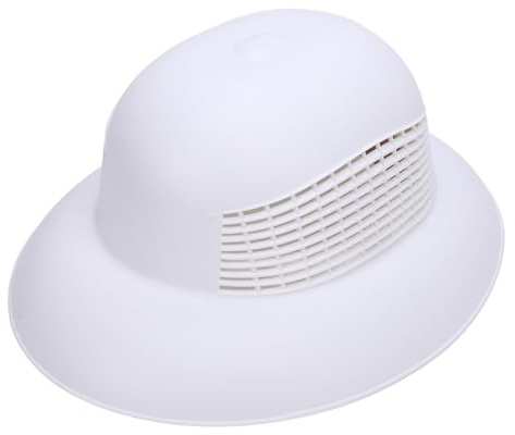 Kapacitet för biodling - Plastic Vented Protective Cap - biodlarverktyg för män och kvinnor - vit