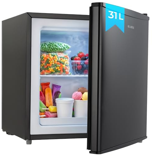 KLAMER Mini Gefrierschrank 31 L mit Kompressor, gefriert 2 kg in 24 Stunden