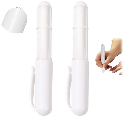 Duminyu 2PCS Tailors Chalk Pencil Set for Fabric,White Chalk Pens,Fabric Markers Sewing Erasable,Sewing Ch/alk & Fa/bric Pens,Dressmakers Ch/alk & Sewing Accessories,Fa/bric Markers for Sewing,White