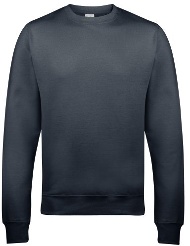 AWDis Herren Sweat Sweatshirt, Grau (Storm Grey STM), L