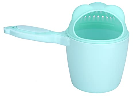 Hztyyier Baby Shampoo Spülbecher Wasserfall Spüler Badebecher Kid Wash Haar Baden Flusher Schutz Auge für Kinder(Grün)