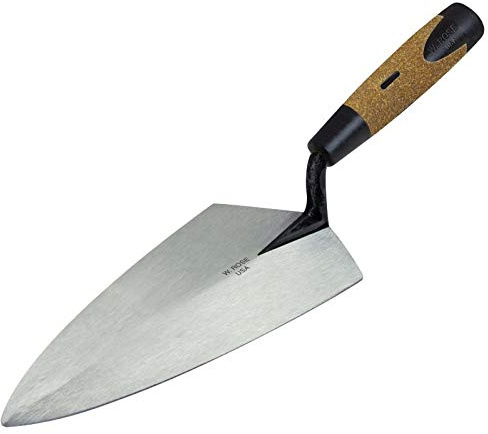 W. Rose RO110-10K 10 Philadelphia Brick Trowel w/Cork Handle