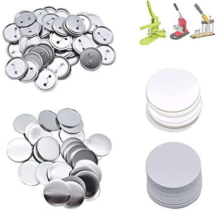 200er Set DIY Pins Buttons Design EIN Abzeichen, Buttons Selber Machen, Button-Set mit Pin, für Bastel Handwerk und Handwerk Aktivitäten (58mm / 2.25inch)