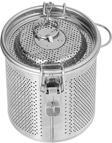 Sachet D'Assaisonnement en Acier Inoxydable Infuseur à thé Filtre à épices Polyvalent Passoire à Assaisonnement (0.7L)
