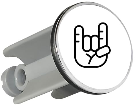 Huuraa tappo del lavandino Forchetta per patatine fritte Ferma regalo altezza 4 cm regolabile da 6,5 ​​a 8,5 cm Forchetta per patatine fritte Presente