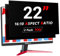 ZOEGAA 2 pièces Film de confidentialité Moniteur 22 Pouces 16:10 développé et Produit en Usine, Filtre de confidentialité Amovible et Anti-lumière Bleue Moniteur 22 Pouces pour HP Dell Acer ASUS SAMS