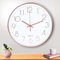 Gigtoop 30cm Rund wanduhr，12 Zoll Modern Quartz Lautlos wanduhren rund Ohne Tickgeräus DekorativeWanduhr,hohe Genauigkeit Leicht zu Lesen Wanduhr, für Büro,Wohnzimmer, Küche, Schule Kinderzimmer