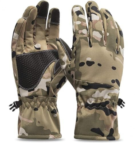 Glixoft Camo Jagdhandschuhe Winter Eisfischen Handschuhe Wärmer Vollfingerhandschuhe Outdoor Wärmer Ausrüstung Für Die Jagd Skifahren Reiten