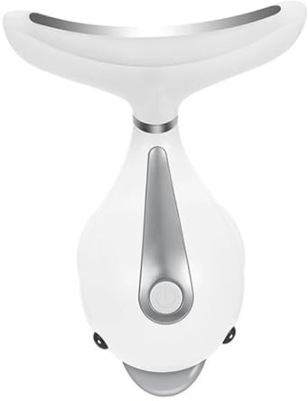 Healvian Appareil de Beauté USB Rechargeable pour Cou Dispositif Rides Ergonomique avec Modes de Massage et Effet Lifting