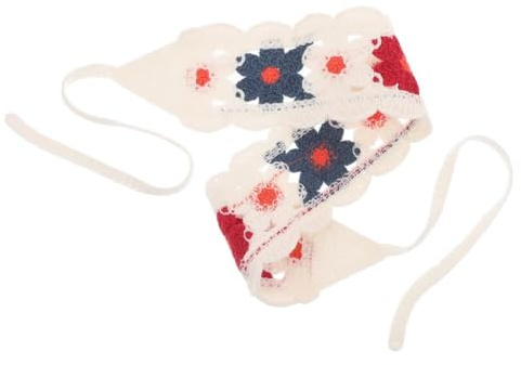 Hrippy Foulard Triangulaire, Bandana Au Crochet, Bandeau À Fleurs, Foulard Noué Vintage, Coiffure pour Femme, Foulard Tricoté