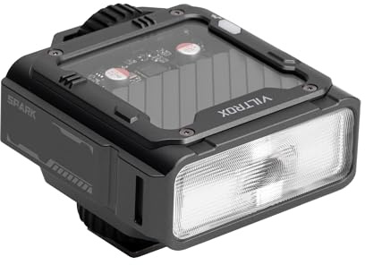 VILTROX Spark Z3 TTL Aufsteckblitz 26Ws 7 Stufen 1s Recycling GN16 Cyber Mech Design Mini-Blitz (Grau, für Nikon)