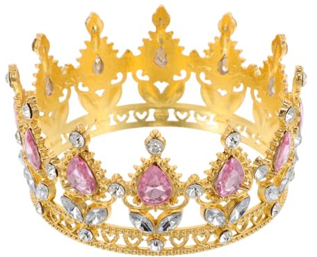 Uonlytech Couronne de Mariée Alliage de Zinc avec Cristaux Accessoire Léger et Confortable pour Cérémonie Fêtes et Bals Ornement Tête Sophistiqué pour Mariée Élégante