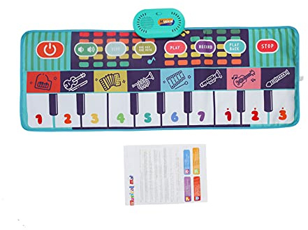 Per i bambini, per il tappetino da musica per bambini - giocattolo educativo, coperta da tastiera per la danza del piano - per un di compleanno