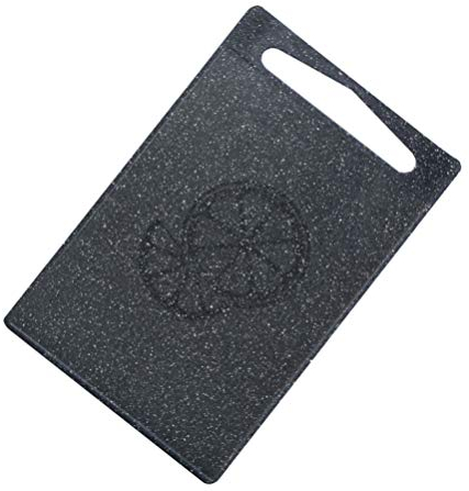 Planche à découper en plastique pour la cuisine - Pour hacher la viande, le , les fruits - Imitation marbre - 36 x 23,5 x 0,95 cm