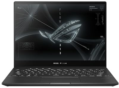 ASUS ROG Flow X13 GV301QE 13.4 WUXGA 120Hz Touchscreen Gaming Laptop (AMD Ryzen 9-5980HS, NVIDIA GeForce RTX 3050Ti plus RTX 3080 eGPU Dock, 16GB RAM, 1TB SSD, Windows 10) Includes Stylus Pen