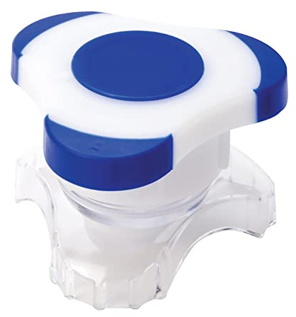 JAWSEU Tablettenmörser, Tablettenteiler, Drehen & Tabletten Zerkleinern, Tablettenzerkleinerer mit Depotfach, Reise Pillendose Tablettenzerkleinerer für kleine und große Medikamenten