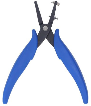 Alicates Perforadores de Metal, Alicates Perforadores Redondos de 1,6mm, Herramienta de Joyería con Agujeros Limpios para Trabajos Artesanales, Herramienta Manual de Bricolaje