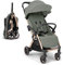 KikkaBoo Eden, Buggy Kinderwagen bis 22 kg – Leicht (7,1 kg), Kompakt & Stilvoll, One-Hand-Faltbar, Inkl. Regenschutz, Armee-Grün