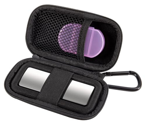 Carrying Case for Kardiamobile EKG Monitor,Hard Shell Case for Kardiamobile 6L 5L,Travel Heart Monitor EKG Protector,Heart Rate Monitor Holder (Black)